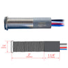 PlashLights REVERT Harsh Environment 22MM 3 Color Dual Output Push Button Switch - Stainless Steel | HPBS-DO-22-SS-M