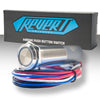 PlashLights REVERT Harsh Environment 22MM 3 Color Dual Output Push Button Switch - Stainless Steel | HPBS-DO-22-SS-M