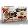 PlashLights Marine Push Button Switch - Red LED - 40a - Stainless Steel - Momentary | PL22SS-M-RD