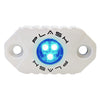 PlashLights Blue Rock Light Single, White Housing | RL-BL-S-WHT