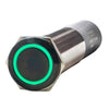 PlashLights REVERT Harsh Environment 22MM 3 Color Dual Output Push Button Switch - Black | HPBS-DO-22-BLK-M