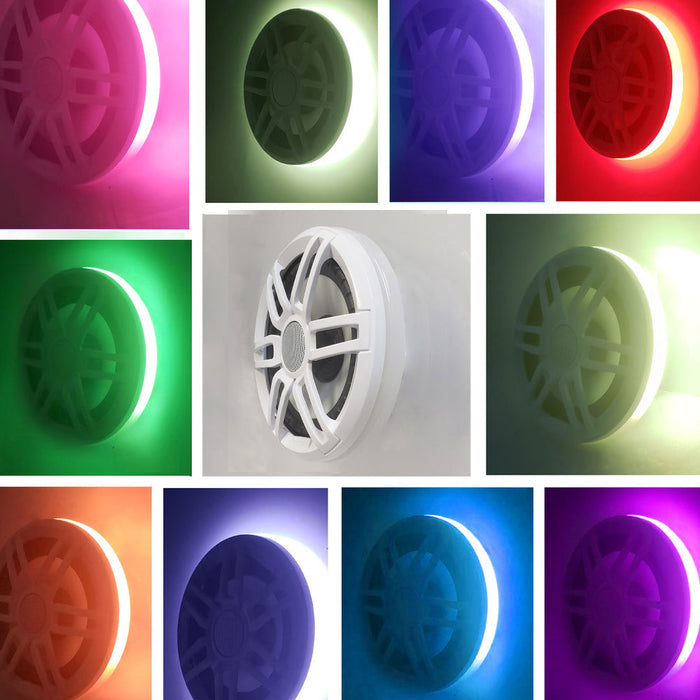 PlashLights Multicolor LED Speaker Rings - High Output - JL Audio M6-770X | SPKR-KIT-JL-M6-770X