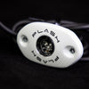 PlashLights Corpus - Blue Carbon Fiber LED Deck Light - White Housing | CF-RL-BLU-S-WHT