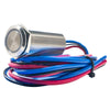 PlashLights REVERT Harsh Environment 22MM Dual Color Push Button On/Off Switch - Stainless Steel | HPBS-22-SS-L