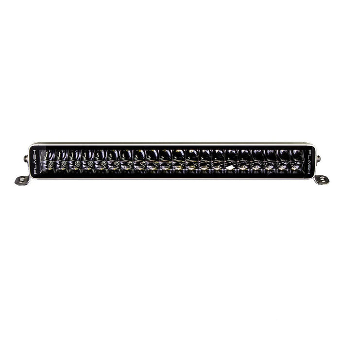 PlashLights 20" X2-Series LED Light Bar -  Straight - White Housing | X2-20-WHT