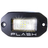 PlashLights 20W Flush Mounted Low Profile LED Light - 120 Scene Flood - Black | 20-LP-FM-SC