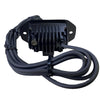 PlashLights 20W Flush Mounted Low Profile LED Light - 120 Scene Flood - Black | 20-LP-FM-SC