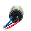 PlashLights REVERT Harsh Environment 22MM Dual Color Push Button On/Off Switch - Black | HPBS-22-BLK-L