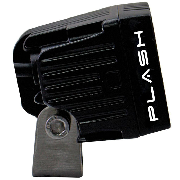 PlashLights 20W Low Profile LED Spreader Light - 120° Scene Flood - Black Housing | 20-LP-SC