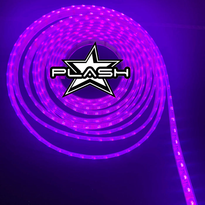 PlashLights 12v RGBW Color Changing Waterproof Flexible Light Strip - Ip68 - 8' | FLS-RGBW-68-8FT