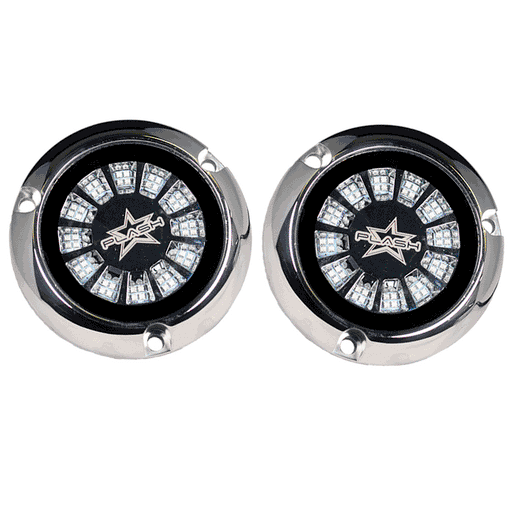 PlashLights Epik Underwater Transom Light - Blue + Green - Pair | PL-UWL-EPIK-B/G-K