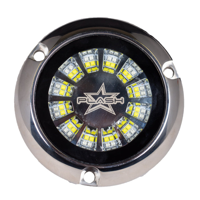 PlashLights Epik Underwater Transom Light - Blue + White - Pair | PL-UWL-EPIK-B/W-K