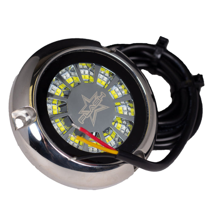 PlashLights Epik Underwater Transom Light - Blue + White - Pair | PL-UWL-EPIK-B/W-K