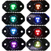PlashLights 9W, RGB Rock Light, Black Housing - Single | RL-RGB-S
