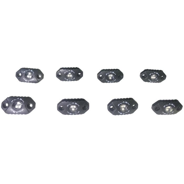PlashLights 9W, RGB Rock Light, Black Housing - Single | RL-RGB-S
