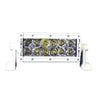 PlashLights 6" XX-Series LED Light Bar Marine White Housing (5W), Double Row Combo Beam. | XX-6-5W-WHT