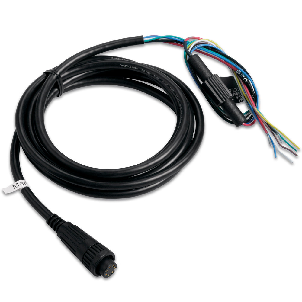 Garmin Power/Data Cable - Bare Wires for Fishfinder 320C, GPS Series & GPSMAP Series (010-10083-00)