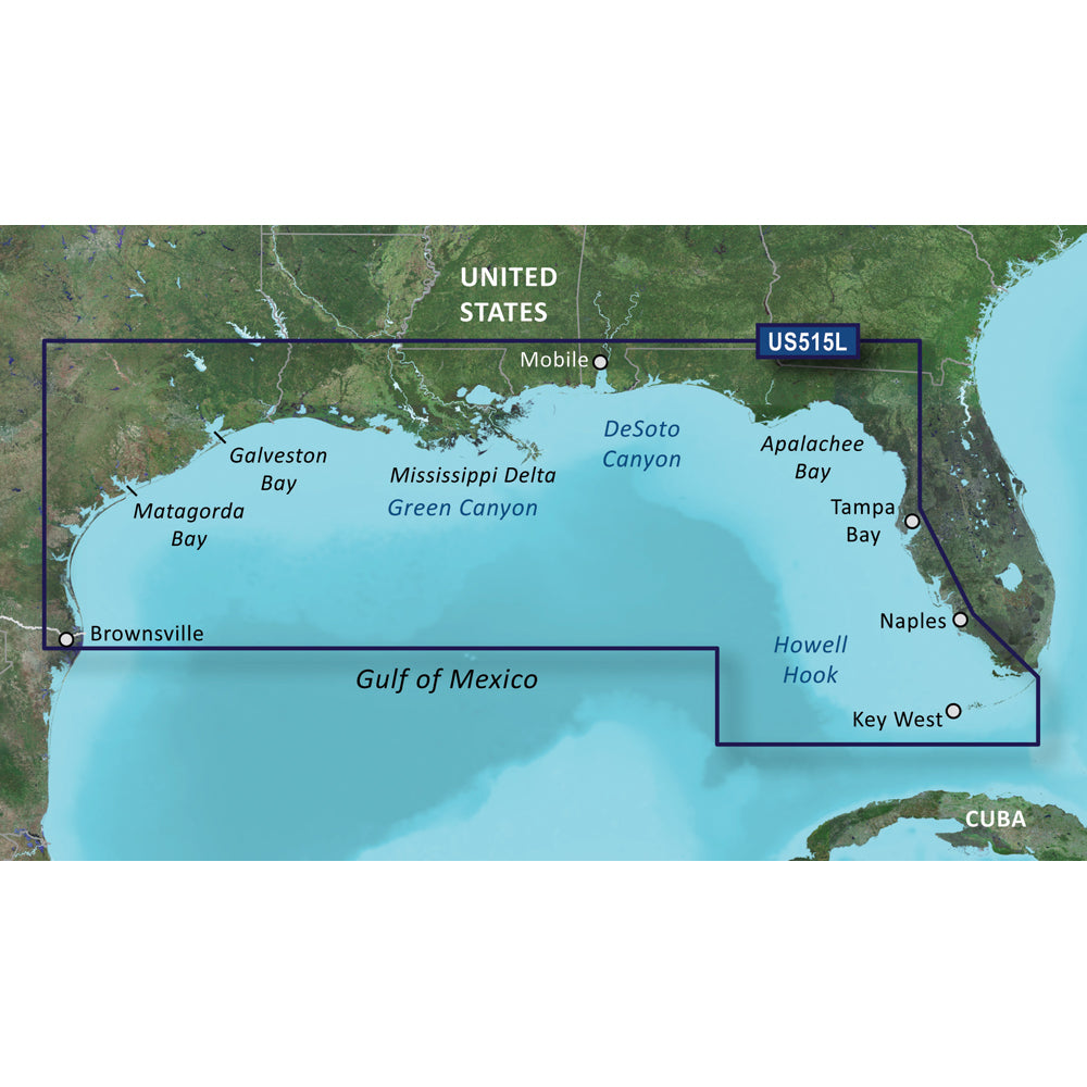 Garmin BlueChart g3 Vision HD - VUS515L - Brownsville - Key Largo - microSD/SD (010-C0744-00)