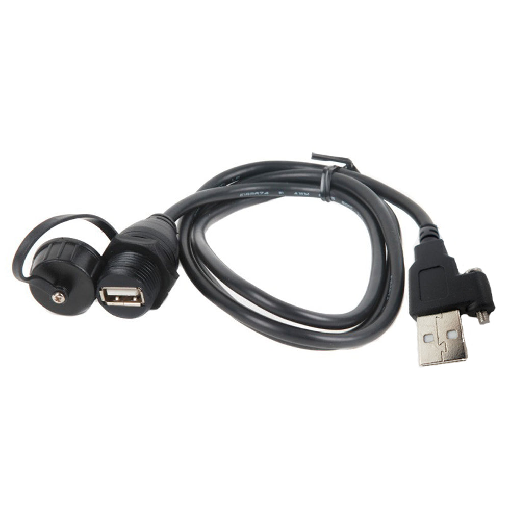 Fusion Panel-Mount USB Extension Cable, Black, 1 m (MS-CBUSBFM1)