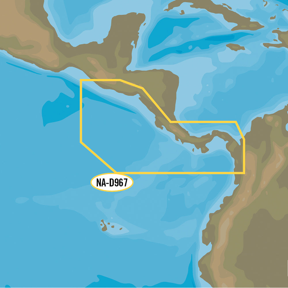 C-MAP 4D NA-D967 Panama to Guatemala Premium Nautical Chart - Marine Navigation microSD/SD Card (M-NA-D967-MS)
