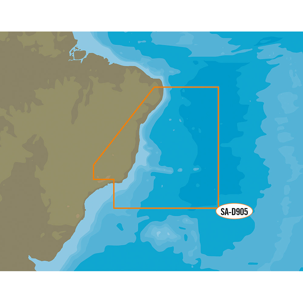 C-MAP 4D SA-D905 Rio de Janeiro area South America East Coast Premium Nautical Chart - Marine Navigation microSD/SD Card (M-SA-D905-MS)