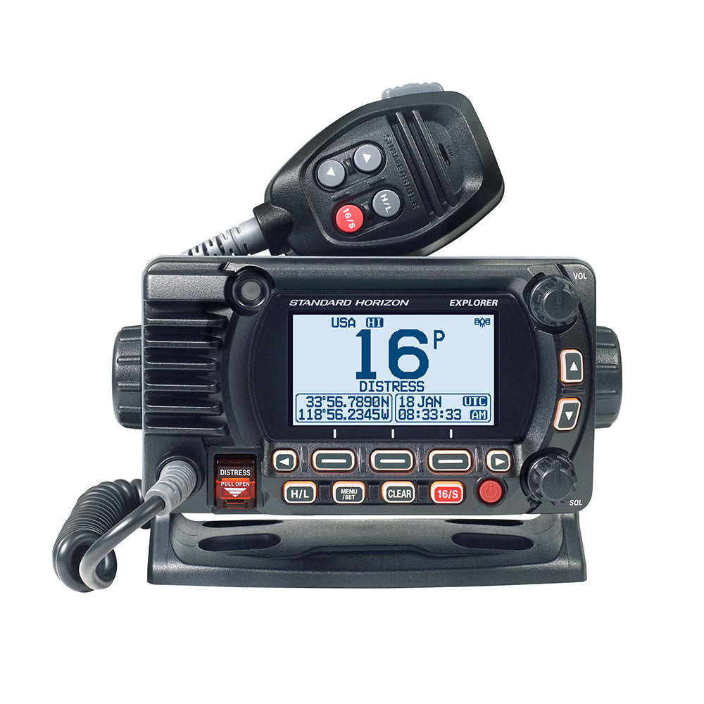 Standard Horizon GX1800GB Fixed Mount VHF with GPS - Black