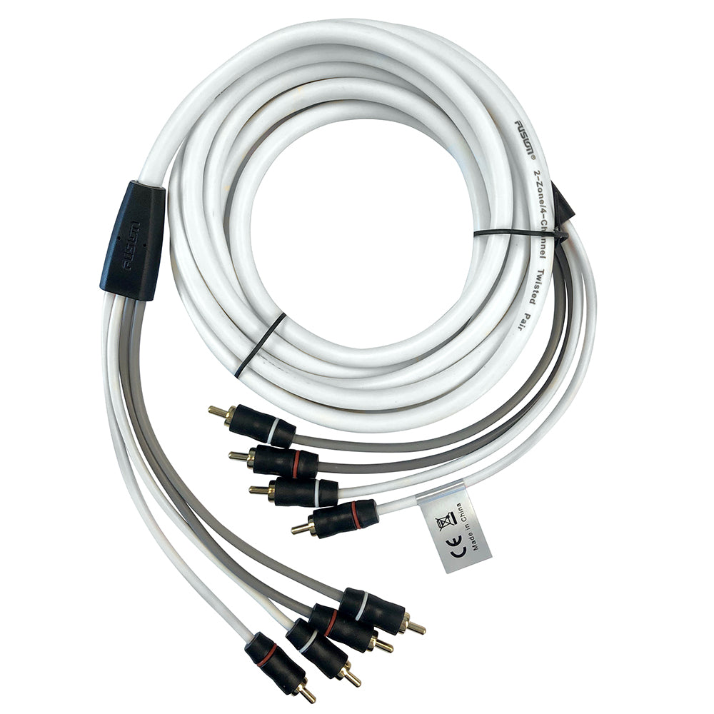 Fusion EL-FRCA6 RCA Cable, 4-Channel, 6 ft (010-12892-00)