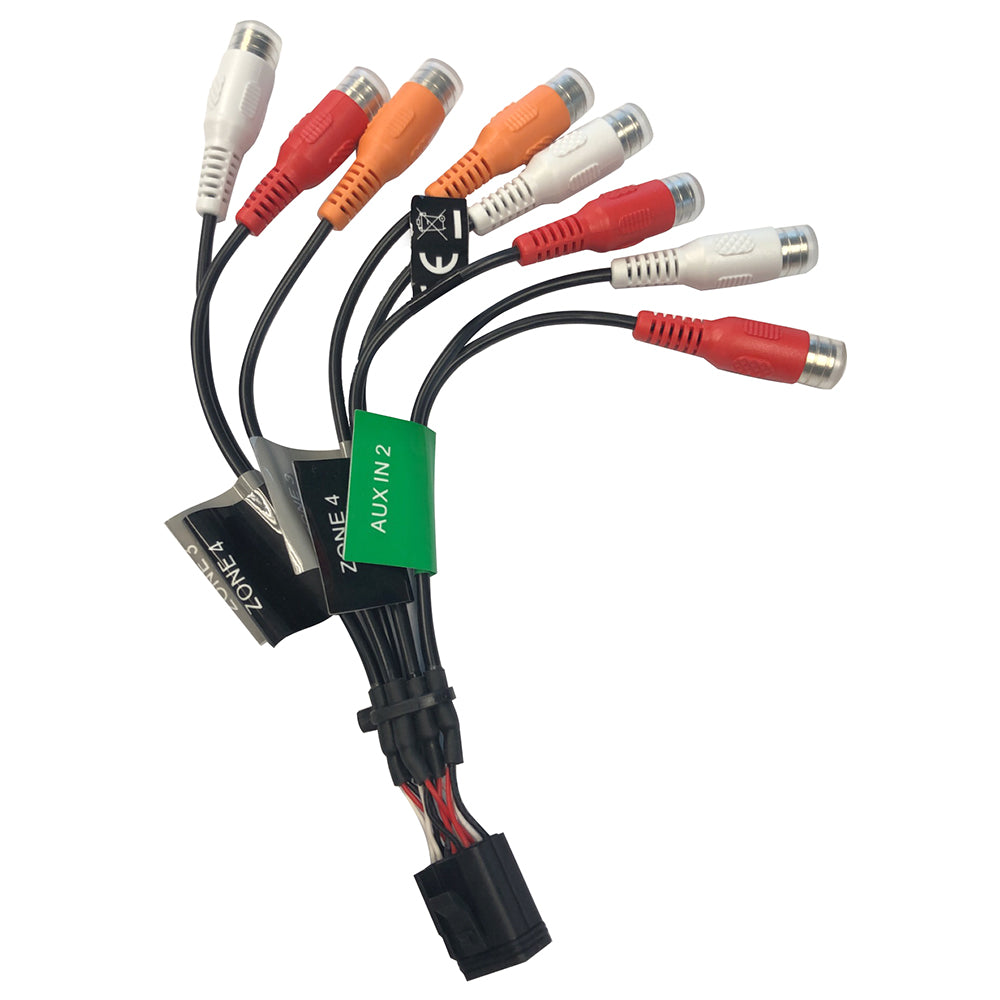 Fusion Apollo MS-RA770 Zone 3 & 4 RCA Wiring Harness (E-Port) (010-12812-02)