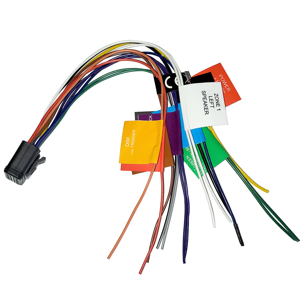 Fusion Power & Speaker Wire Harness for Apollo Marine Stereos, 9" (010-12813-00)