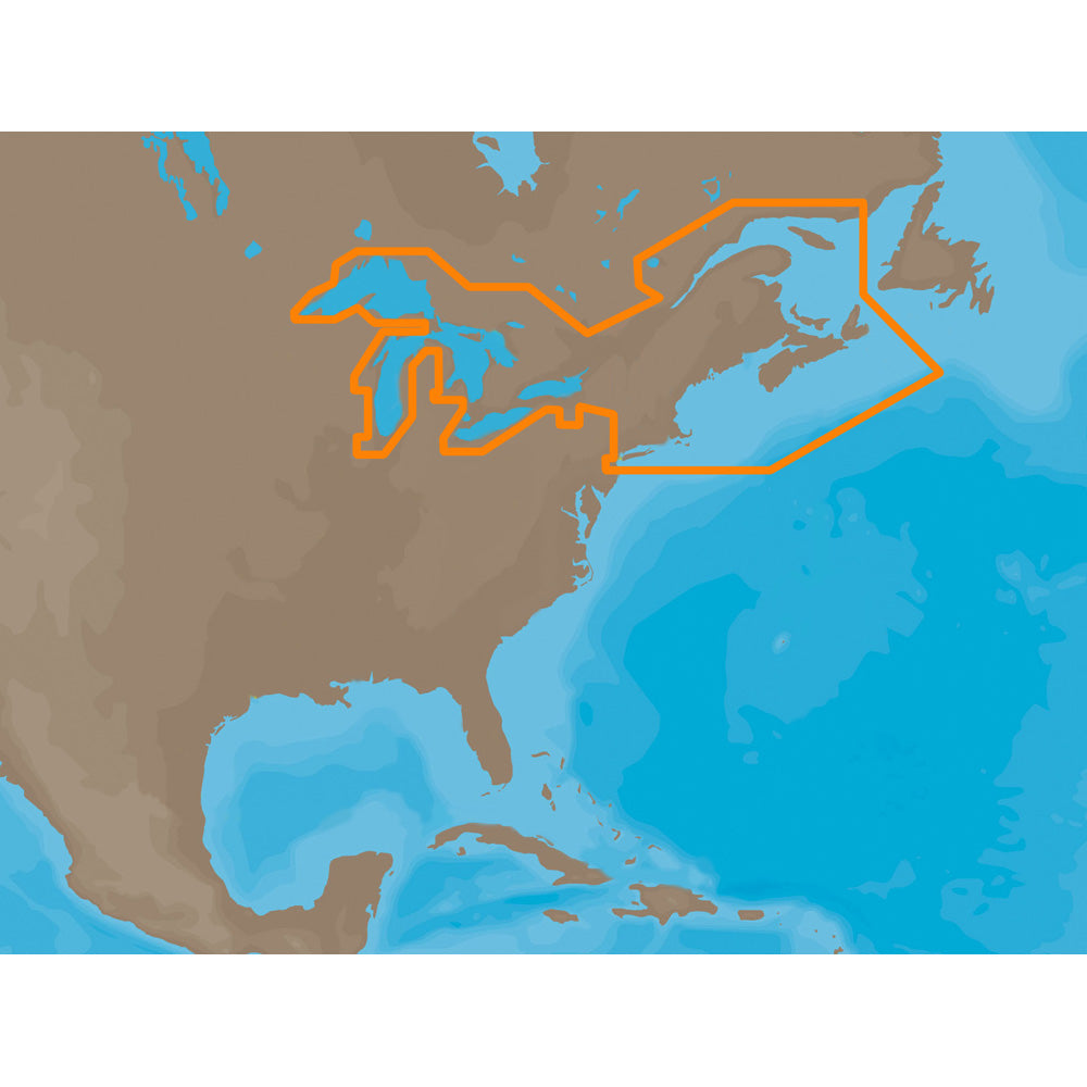 C-MAP MAX NA-M026 Great Lakes & The Maritimes Nautical Chart - Marine Navigation SD Card (NA-M026SDCARD)