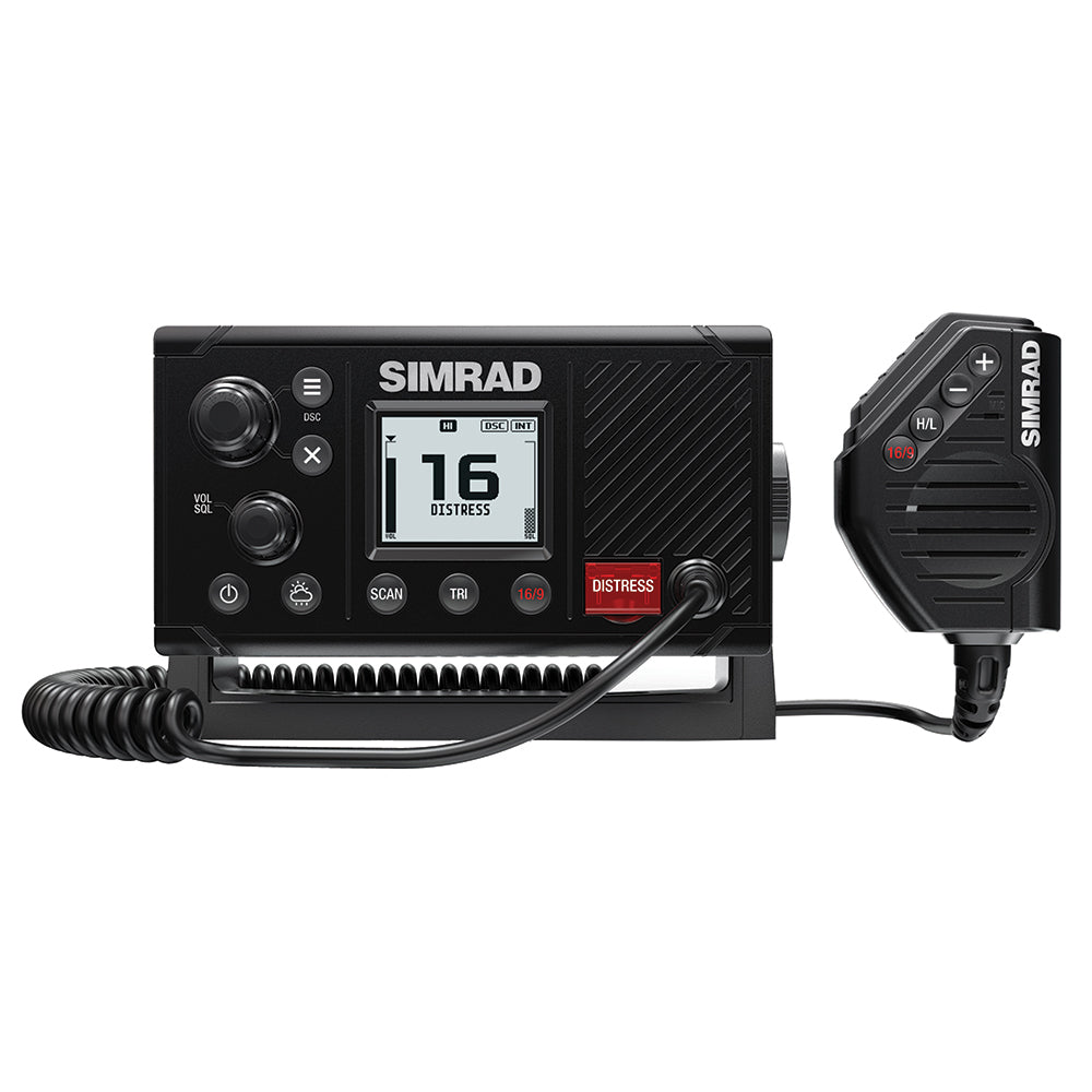 Simrad RS20S Fixed Mount VHF Radio with Built-in GPS Receiver and NMEA2000 Connectivity (000-14491-001)