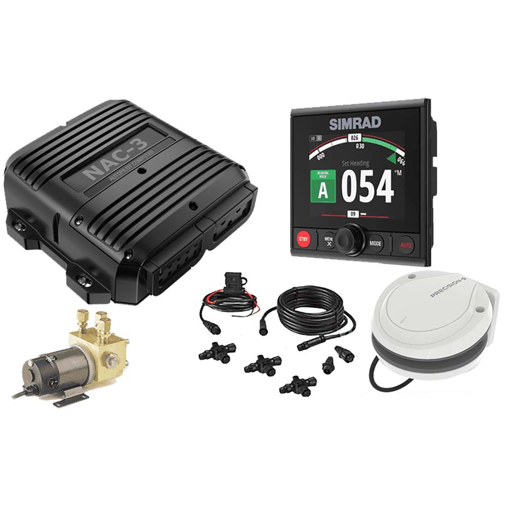 Simard AP44 VRF High Capacity Autopilot Pack MK2 - AP44 Autopilot Controller, NAC-3 Computer, Precision-9 Compass, PUMP-3 1.6L Pump, and NMEA 2000 Kit (000-13562-002)