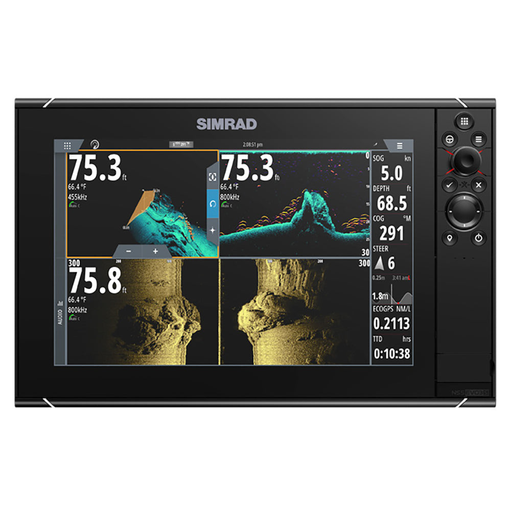 Simrad NSS12 evo3S Combo Multifunction Chartplotter/Fishfinder - No HDMI Video Out Port (000-15403-002)