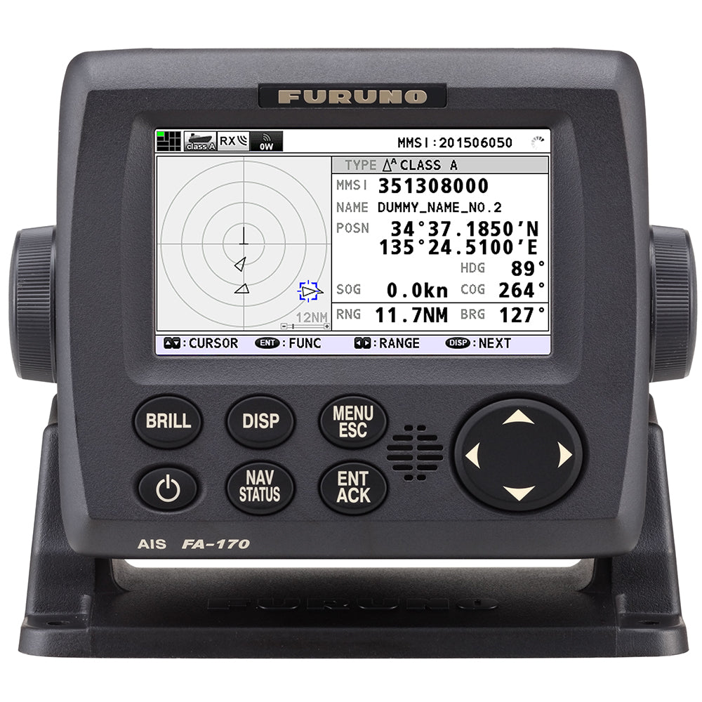 Furuno FA170 Class A AIS Transponder with 4.3" Color LCD Display