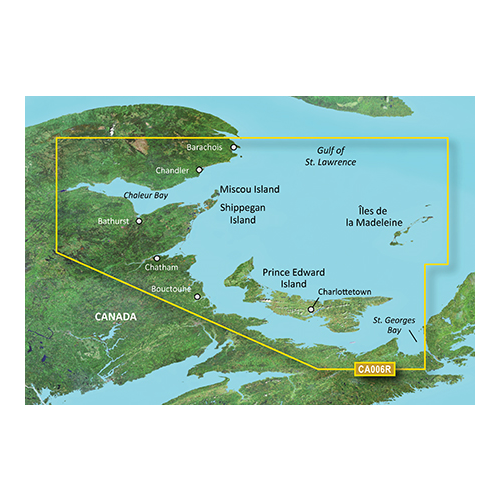 Garmin BlueChart g3 Vision HD - VCA006R - P.E.I. to Chaleur Bay - SD Card (010-C0692-00)