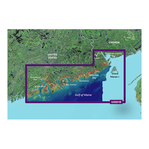 Garmin BlueChart g3 Vision HD - VUS001R - North Maine - microSD/SD (010-C0702-00)