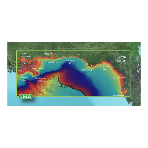 Garmin BlueChart g3 Vision HD - VUS012R - Tampa - New Orleans - microSD/SD (010-C0713-00)
