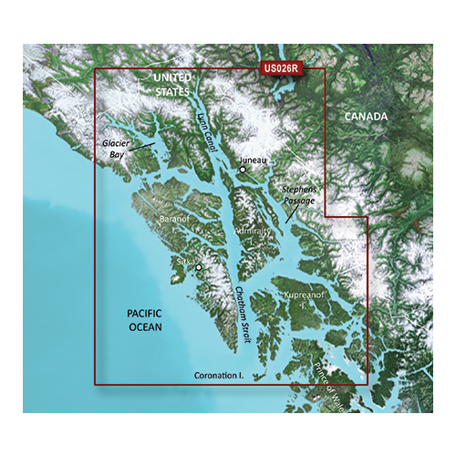 Garmin BlueChart g3 Vision HD - VUS026R - Wrangell/Juneau/Sitka - microSD/SD (010-C0727-00)