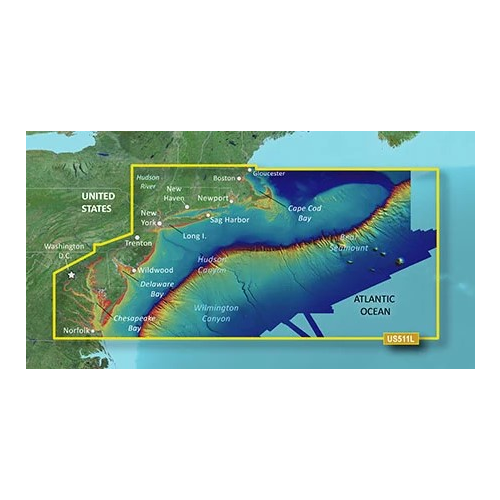 Garmin BlueChart g3 Vision HD - VUS511L - Boston - Norfolk - microSD/SD (010-C0740-00)