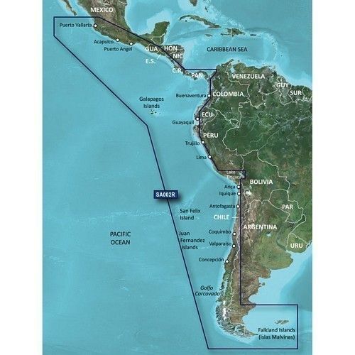 Garmin BlueChart g3 Vision HD - VSA002R - South America West Coast - microSD/SD (010-C1063-00)