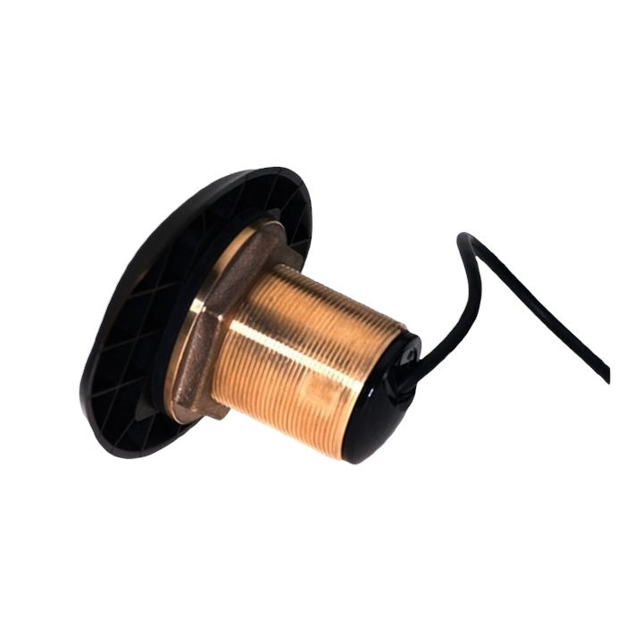 Simrad xSonic Bronze HDI 12° Tilt 50/200 455/800 Thru-Hull Transducer with 9-Pin Connector and 10M Cable (000-13906-001)