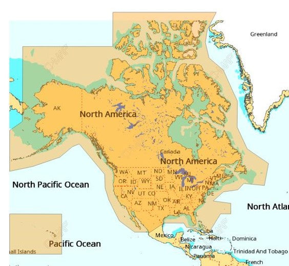 C-MAP Discover NA-Y200 North America Nautical Chart - Marine Navigation microSD/SD Card (M-NA-Y200-MS)