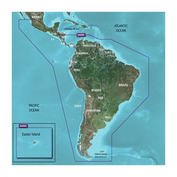 Garmin BlueChart g3 HD - HXSA600X - South America - microSD/SD (010-C1067-20)