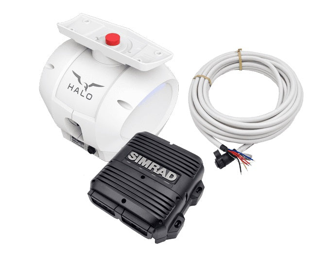 Simrad HALO 300X 130W Pulse Compression Radar Pedestal with 10M Cable and RI-50 Power Supply, without Antenna (000-15948-001)