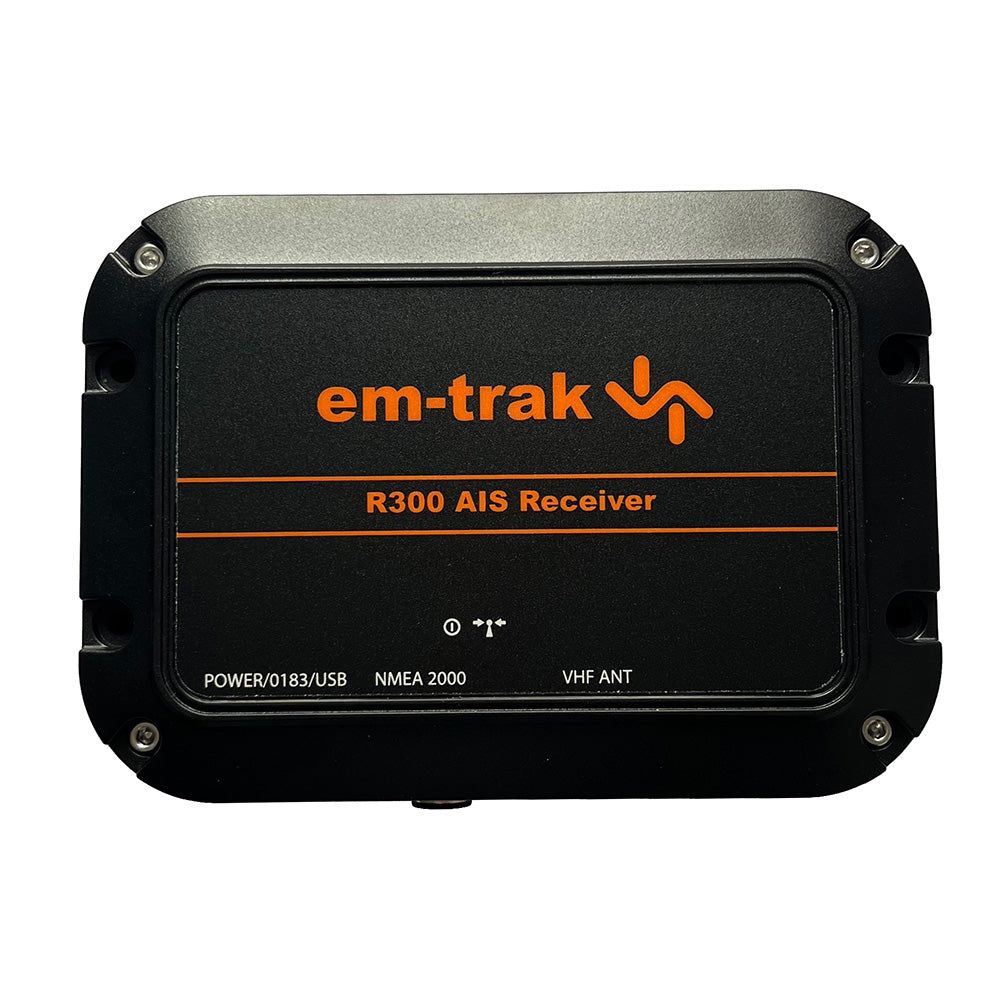 em-trak R300 Waterproof High-Performance Dual-Channel AIS Receiver with USB (413-0058)