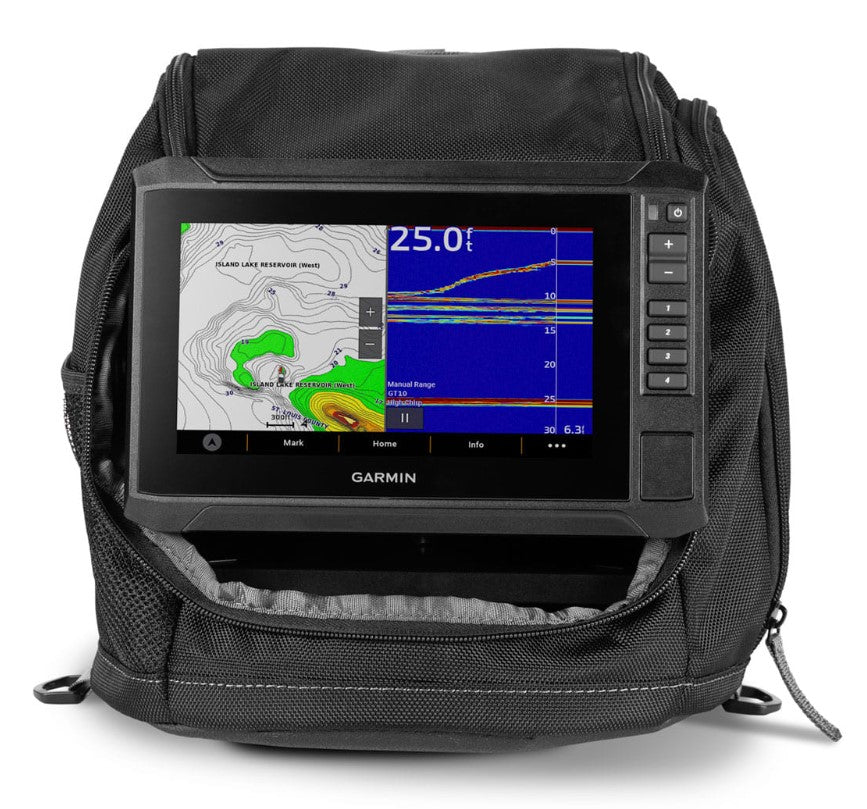 Garmin ECHOMAP UHD2 73sv 7" Ice Fishing Bundle with ECHOMAP UHD2 73sv & GT10HN-IF Transducer (010-02684-35)