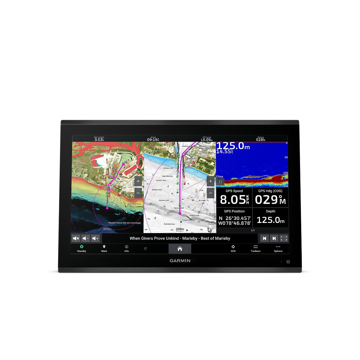 Garmin GPSMAP 9022 22" Premium Chartplotter with Worldwide Basemap (010-02674-00)