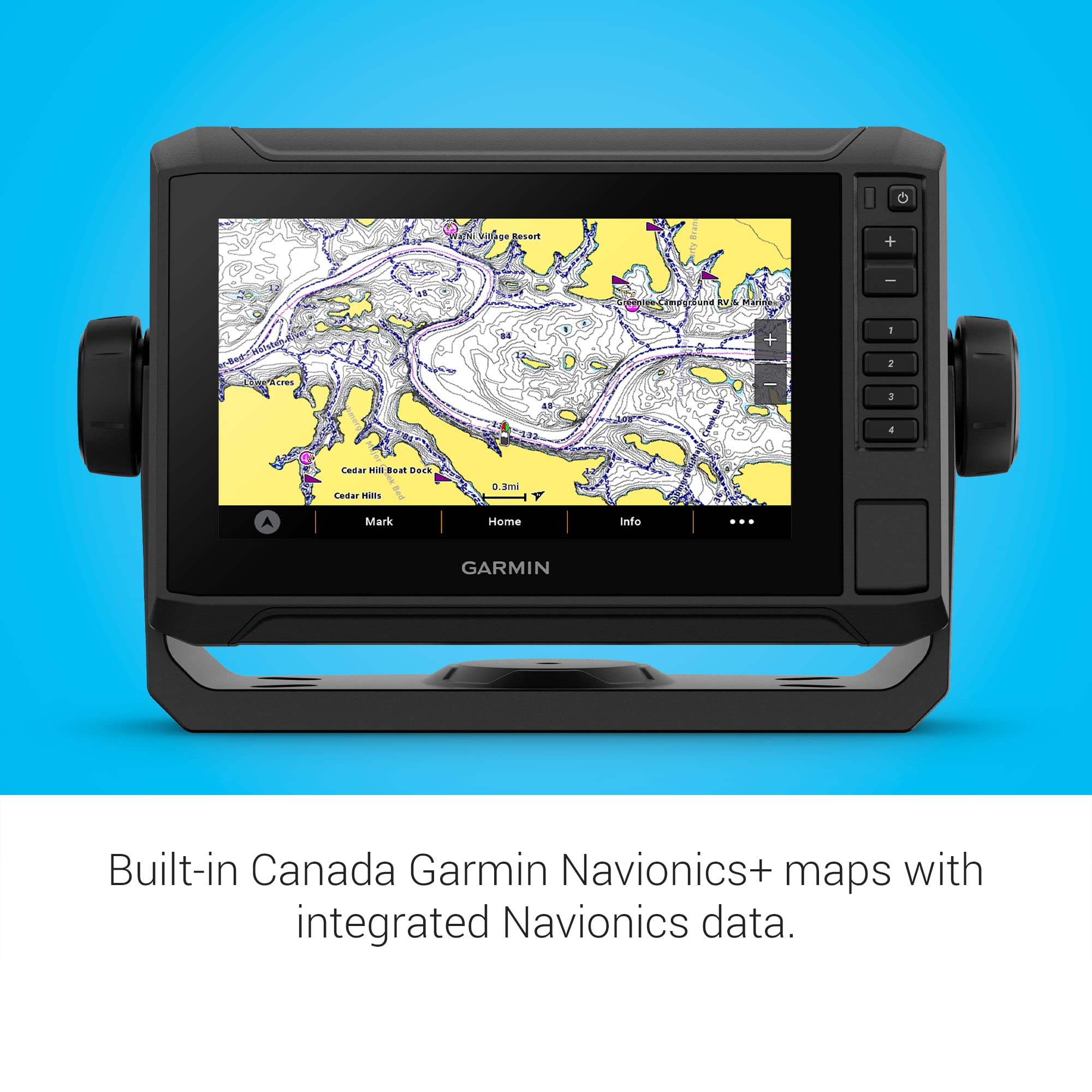 Garmin ECHOMAP UHD2 75sv Canada Inland and Coastal No transducer (010-02686-01)
