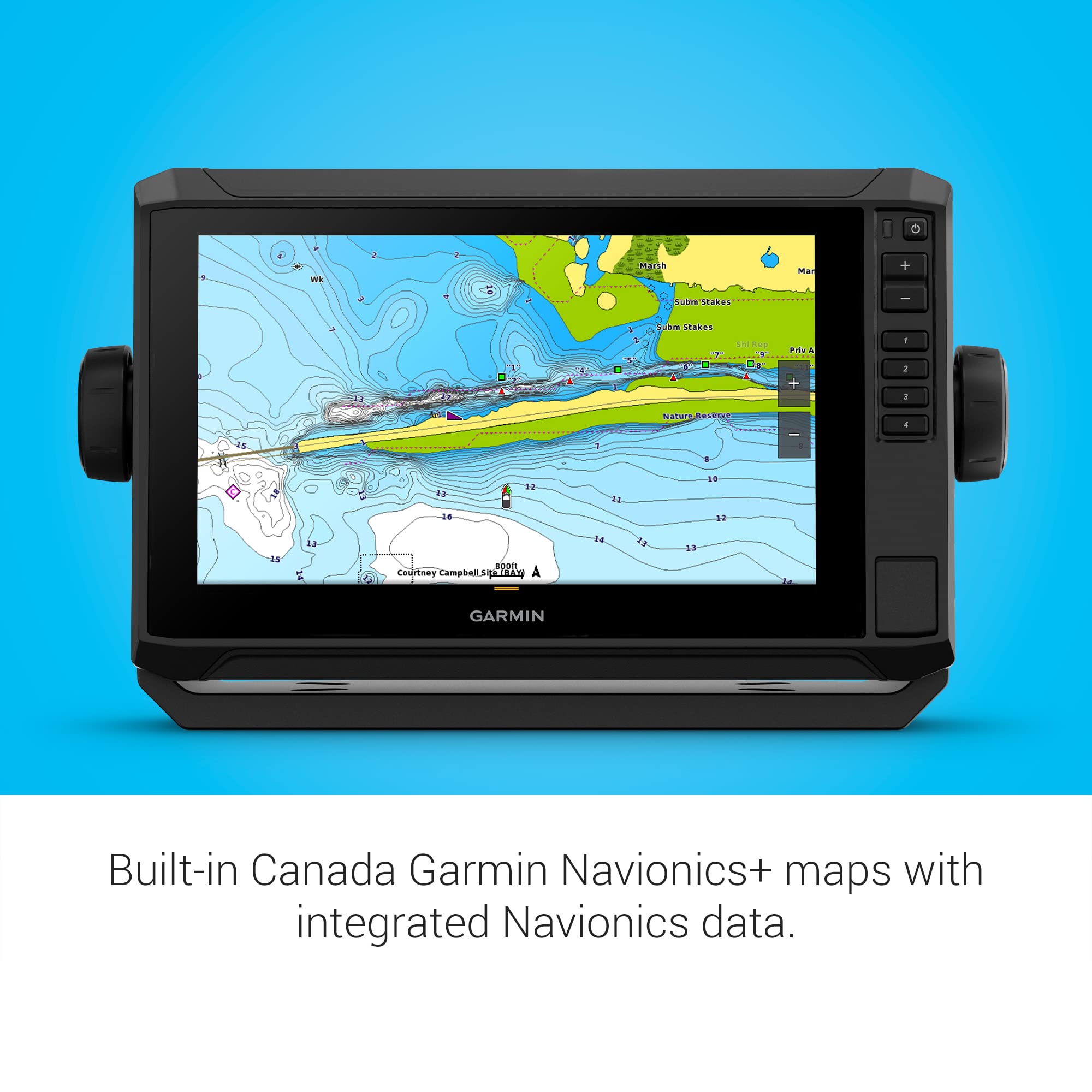 Garmin ECHOMAP UHD2 95sv Canada Inland and Coastal with GT56 Transducer (010-02690-00)
