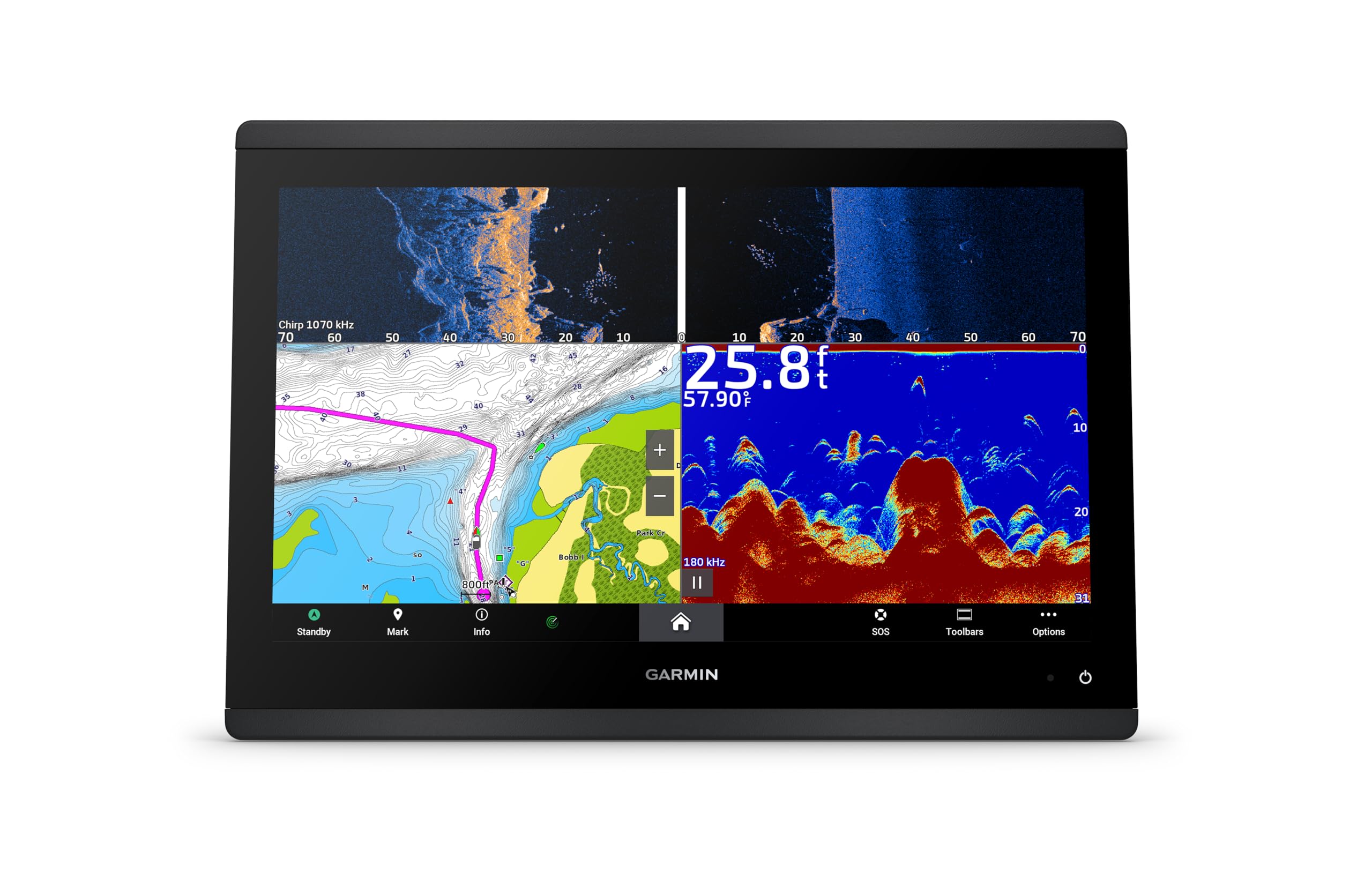 Garmin GPSMAP 1623xsv Combo GPS/Fishfinder (010-02919-02)
